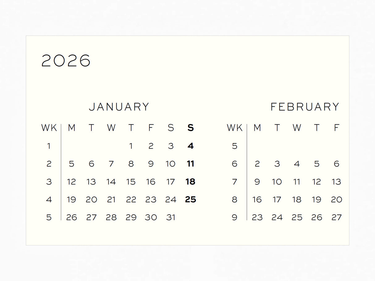 2027 Leuchtturm 1917 Monthly Planner with Notebook - BLACK