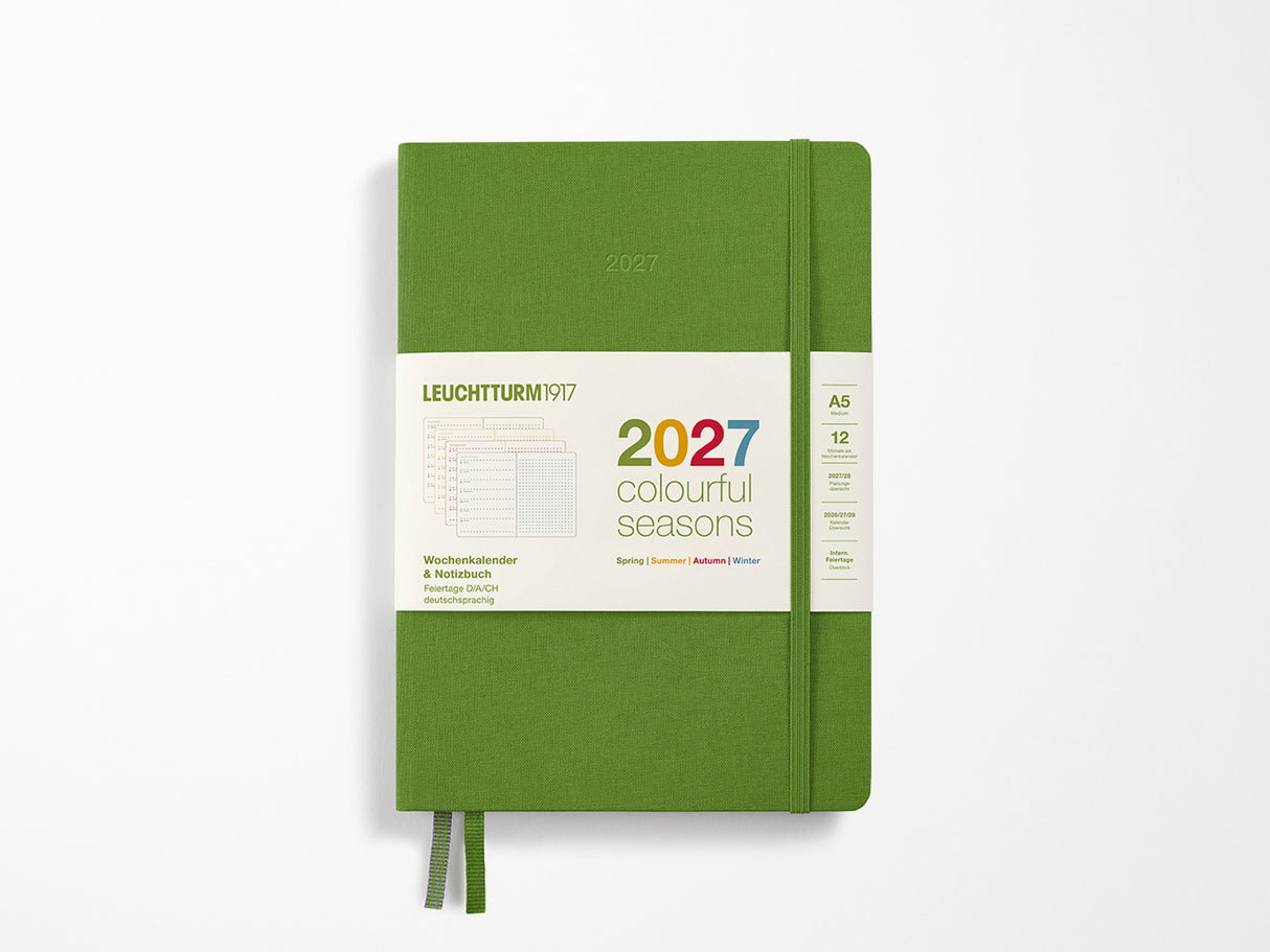 2027 Leuchtturm 1917 Weekly Planner & Notebook - Colorful Seasons
