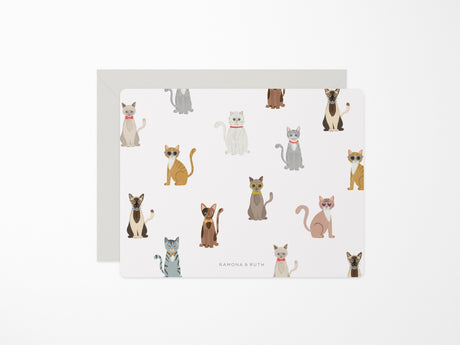 Cool Cat Flat Notes - Boxed Set of 6