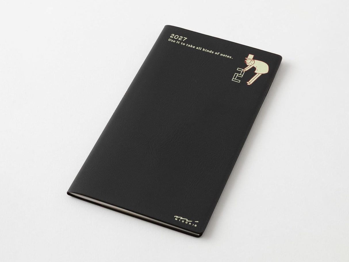 Midori Pocket Diary Slim Ojisan 2027