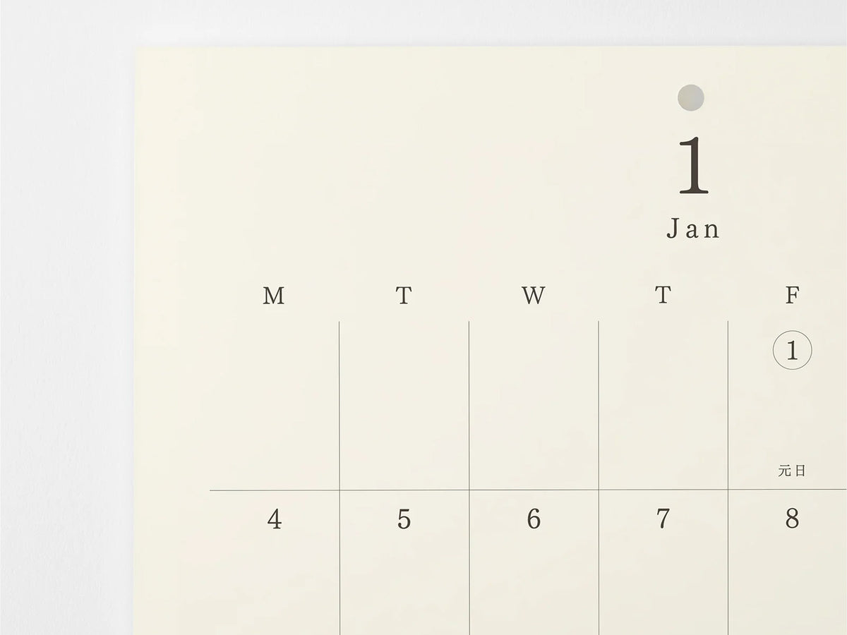 MD Wall Calendar 2027 Bi Folded A3