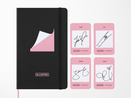 Moleskine x BLACKPINK Limited Edition Large Ruled Hardcover Notebook