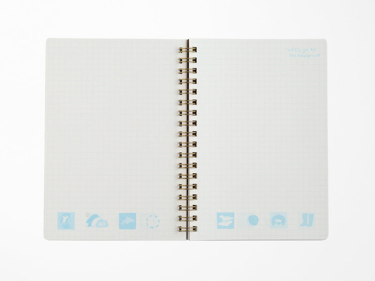 Japanese Ring Notebook - Cheerful Friends