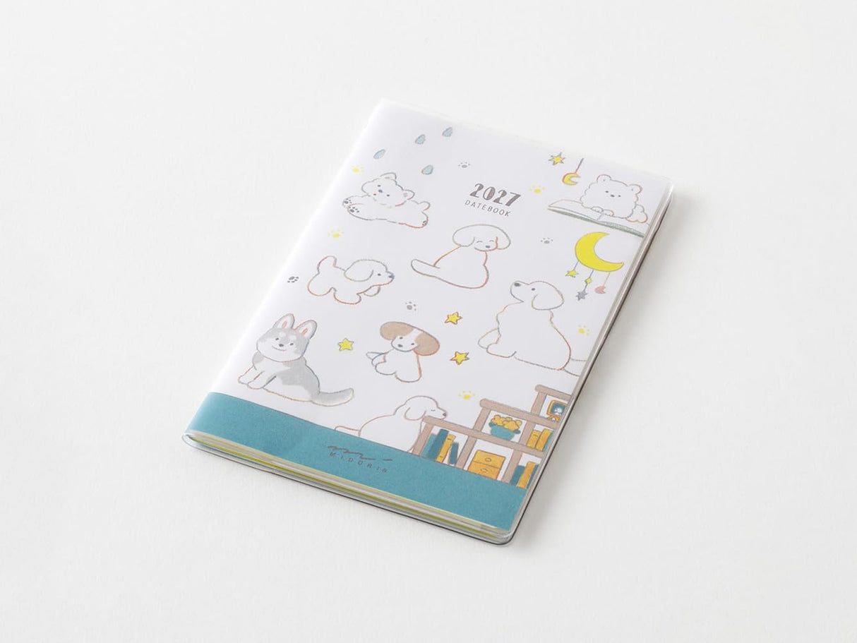 Midori Pocket Diary Mini Dog 2027
