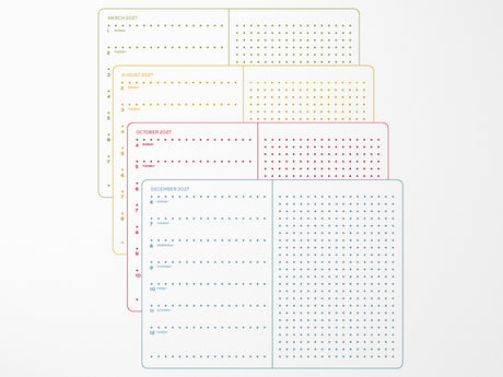 2027 Leuchtturm 1917 Weekly Planner & Notebook - Colorful Seasons