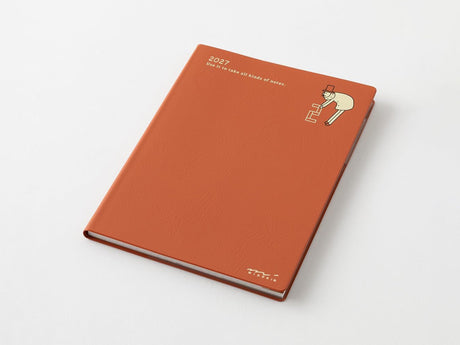 Midori Pocket Diary A6 Monthly Ojisan 2027