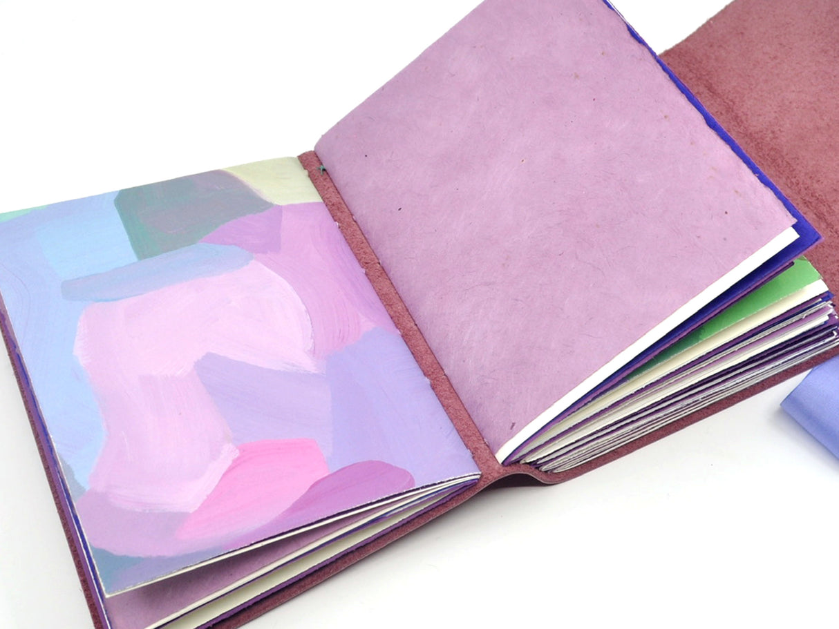 Hollyhock One of a Kind Leather Journal