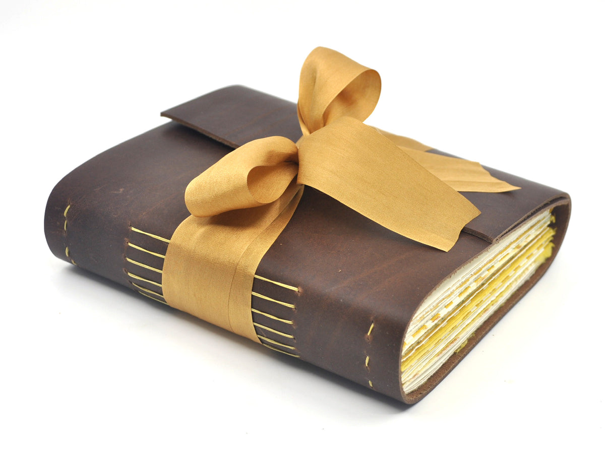 Ginkgo One of a Kind Leather Journal