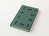 Midori Book Style Diary 2027 - Green Cat