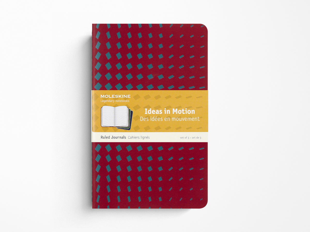 Moleskine Cahier Journal Set of 3 - Ideas In Motion