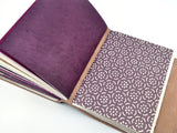 Berry Charm One of a Kind Leather Journal