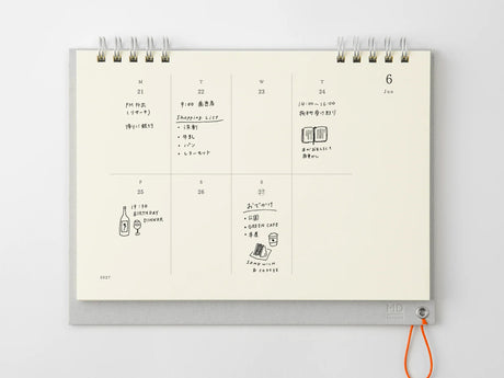 MD Desk Calendar 2027 Weekly
