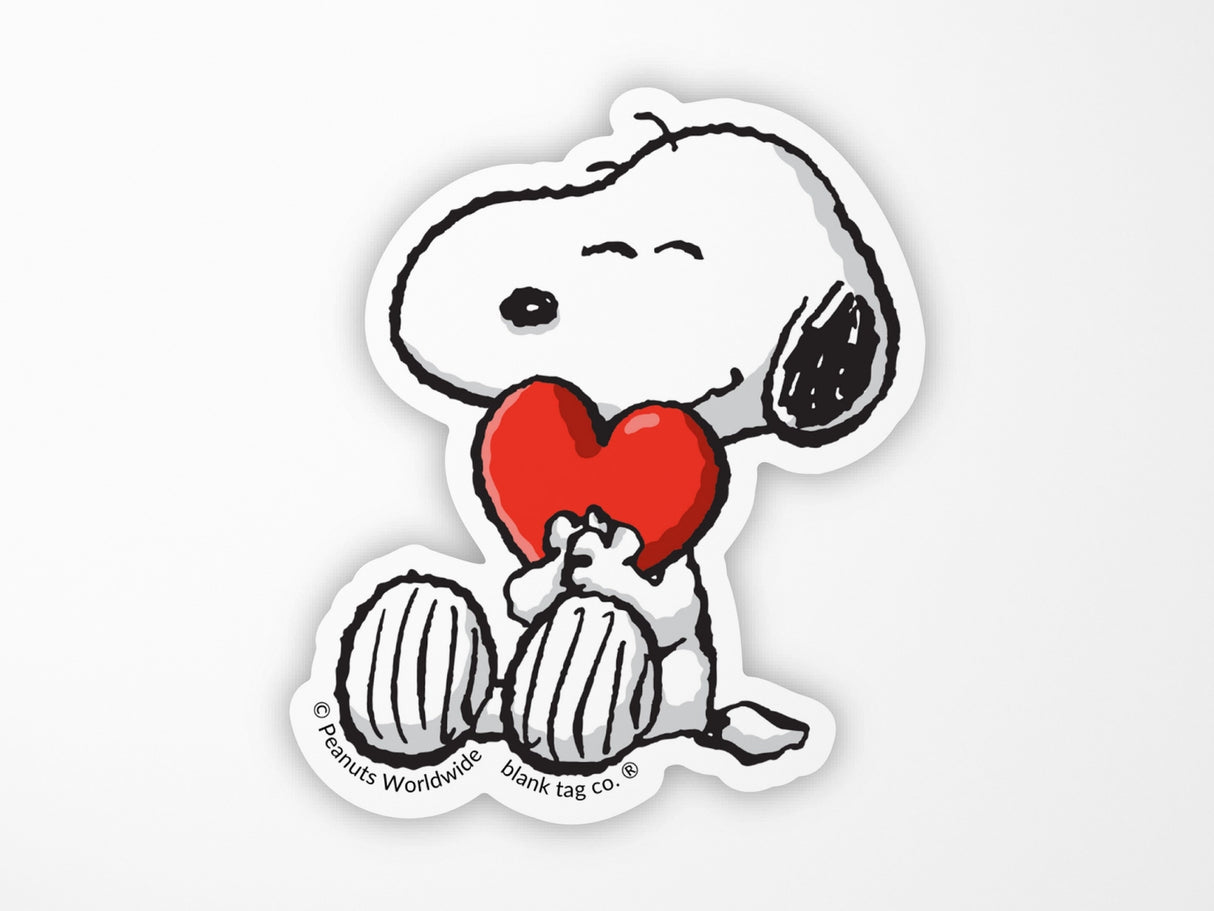 Valentine Snoopy Vinyl Sticker
