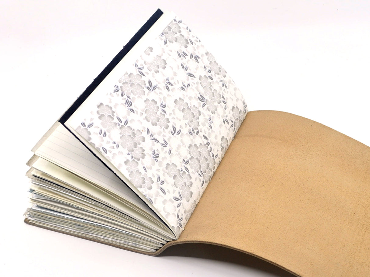 Silver Dollar One of a Kind Leather Journal