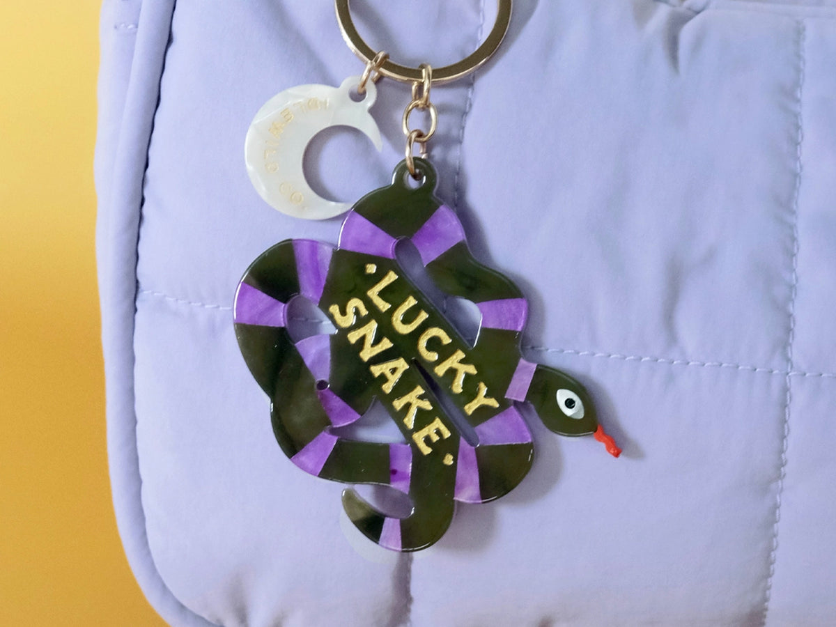Lucky Snake Bag Charm