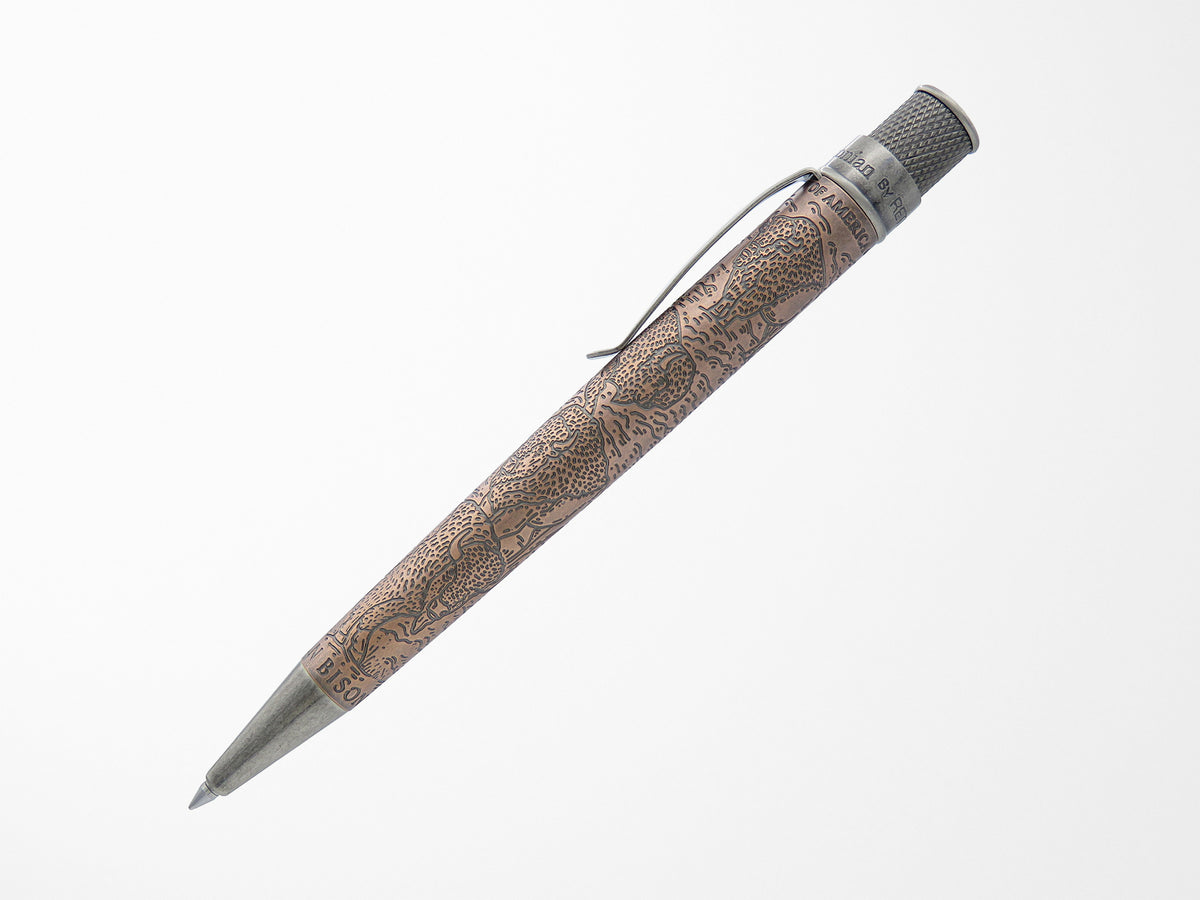 Retro 51 Smithsonian Collection Rollerball Pen - Bison Strong