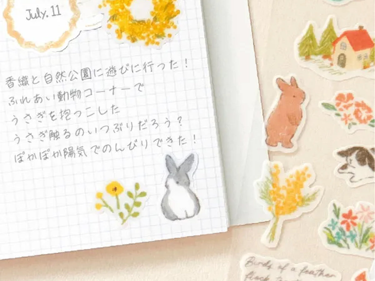 Deco Time: Rabbits Sticker Sheet