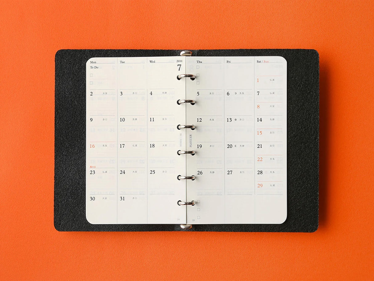 PLOTTER Refill Monthly Schedule Refill 2027 - Mini Size