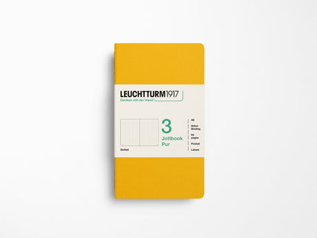 Leuchtturm 1917 Jottbook Pur Set of 3 - Sunflower