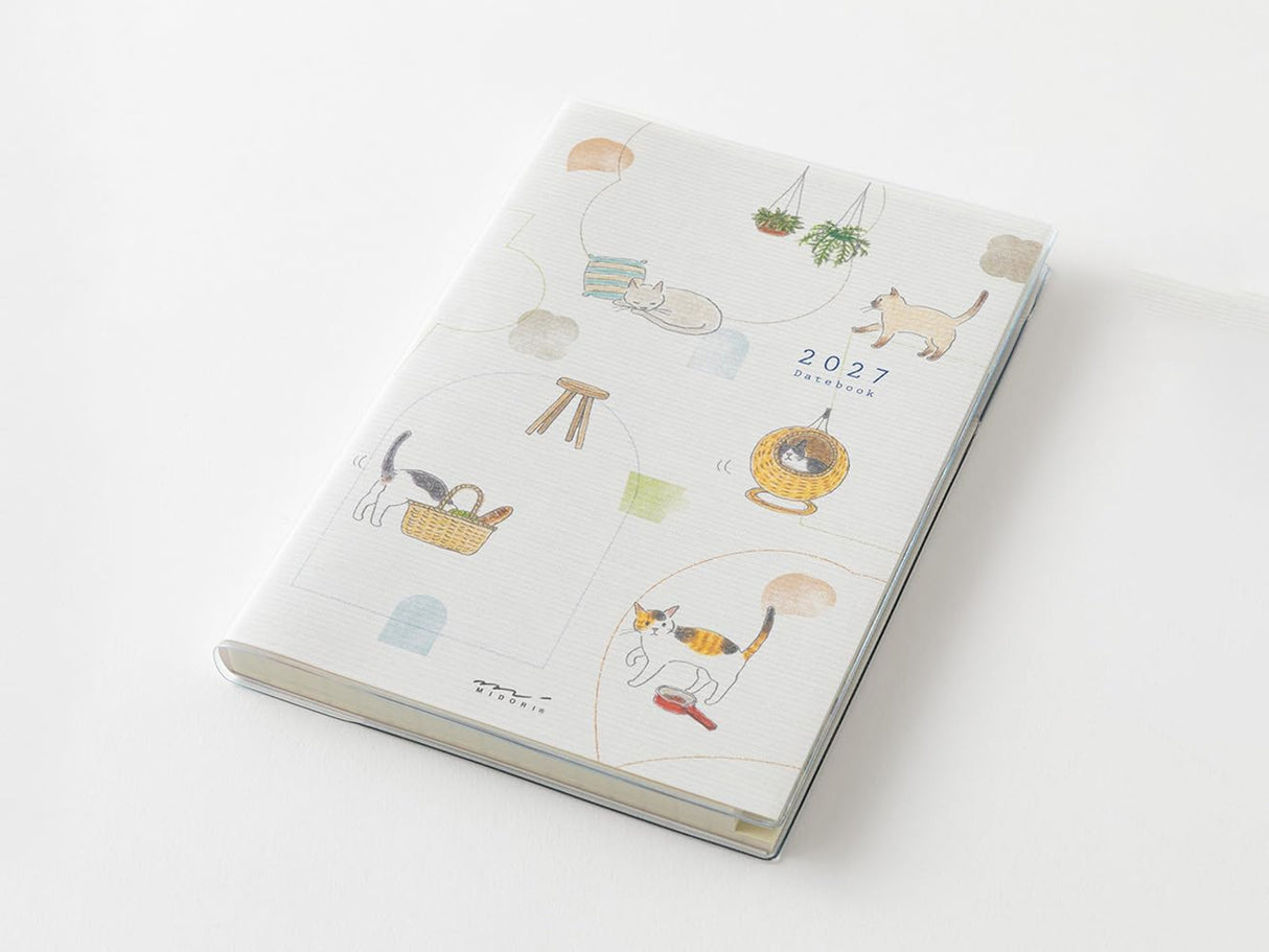 Midori Pocket Diary A6 Cat 2027