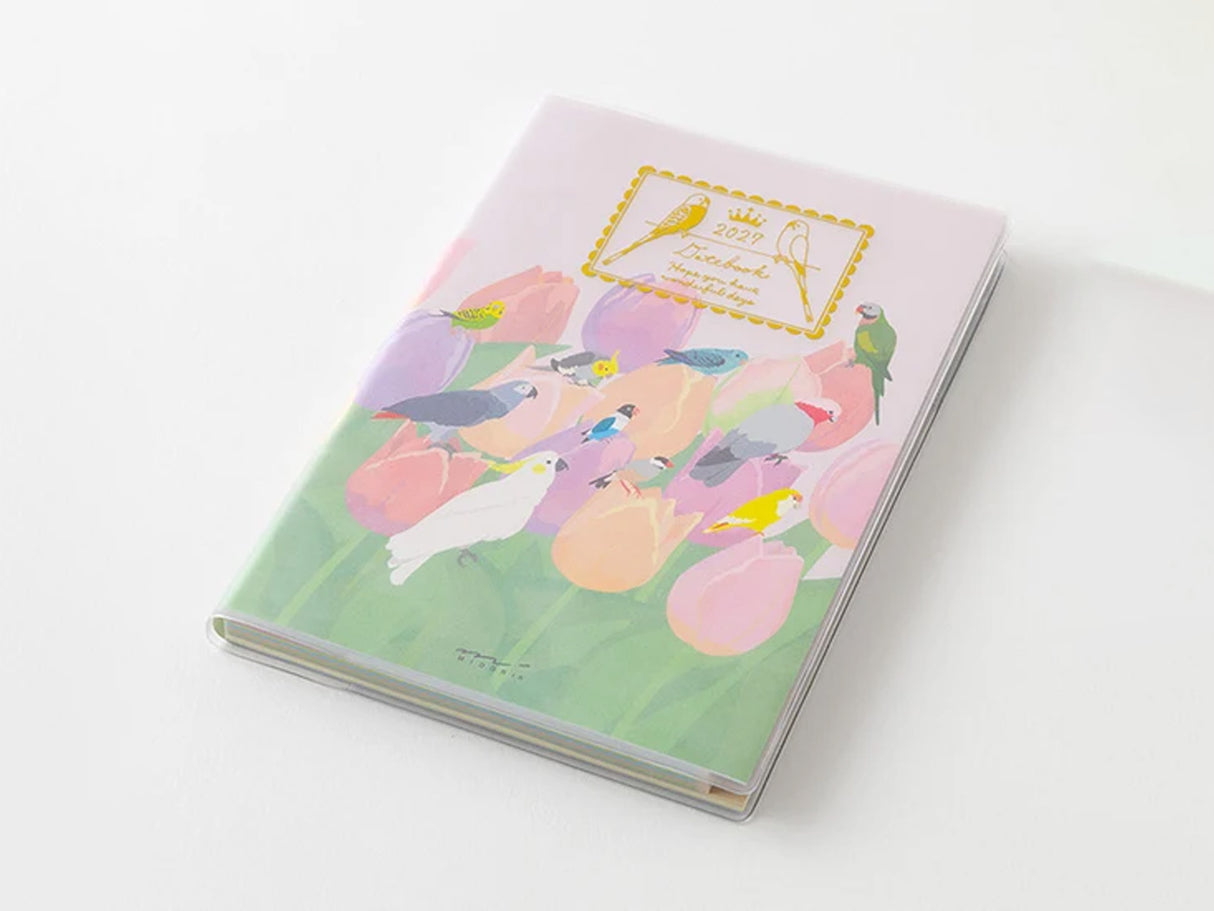 Midori Pocket Diary B6 Bird 2027