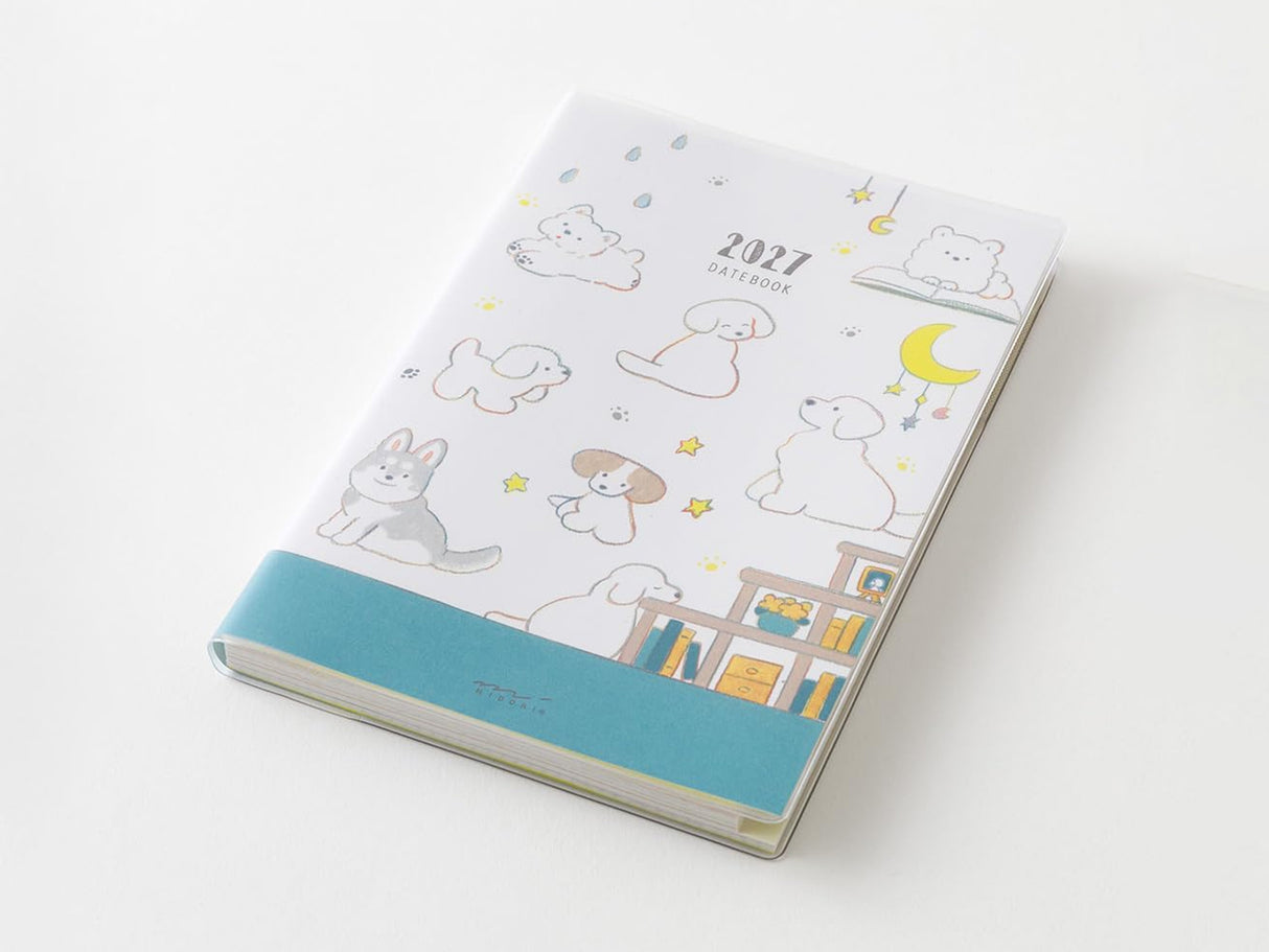 Midori Pocket Diary B6 Dog 2027