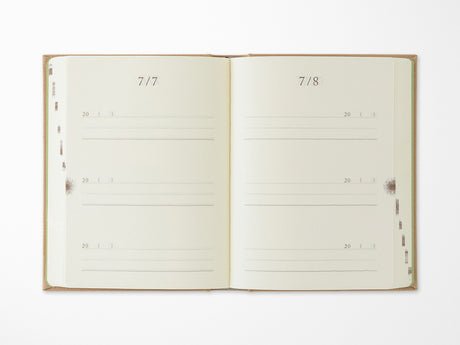 3 Year Diary Gate Mini - Beige