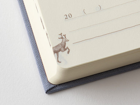 3 Year Diary Gate Mini - Blue Purple