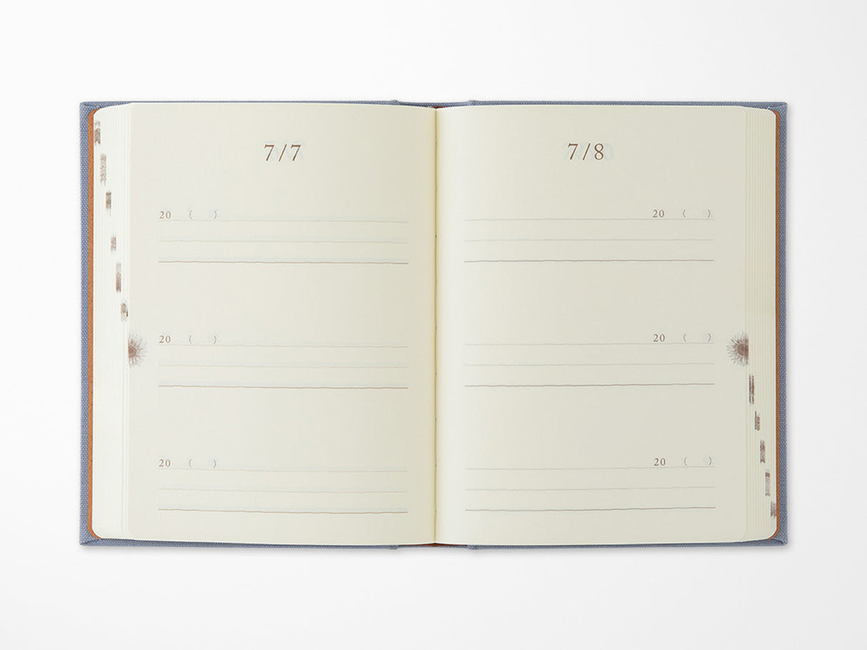 3 Year Diary Gate Mini - Blue Purple