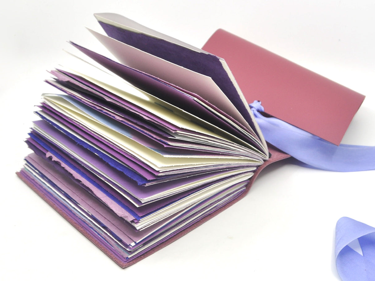 Hollyhock One of a Kind Leather Journal