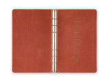PLOTTER Limited Edition LISCIO Red Leather 6 Ring Leather Binder with Accessories - Bible
