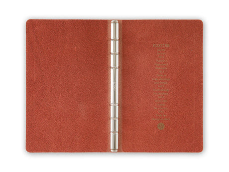 PLOTTER Limited Edition LISCIO Red Leather 6 Ring Leather Binder with Accessories - Bible