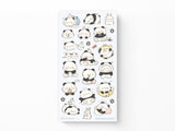 Panda and Bun Pals Sticker Sheet