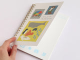 Japanese Ring Notebook - Cheerful Friends