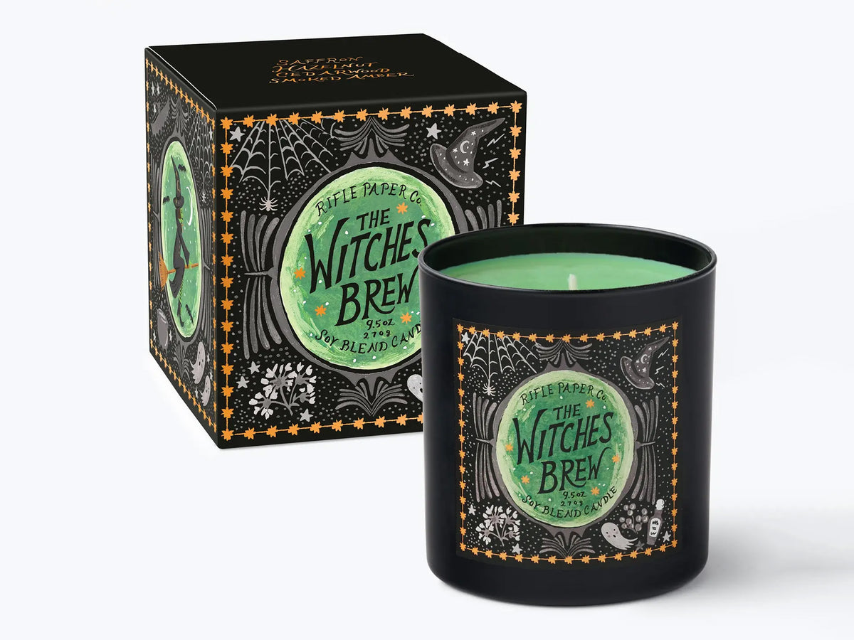 Witches Brew Glass Candle