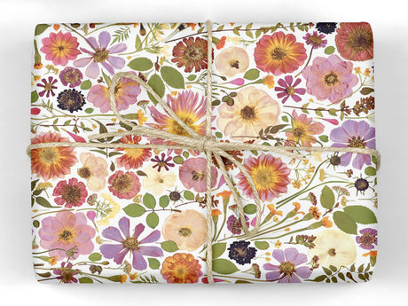 Beautiful Blooms Wrapping Paper Book
