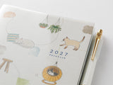Midori Pocket Diary B6 Cat 2027
