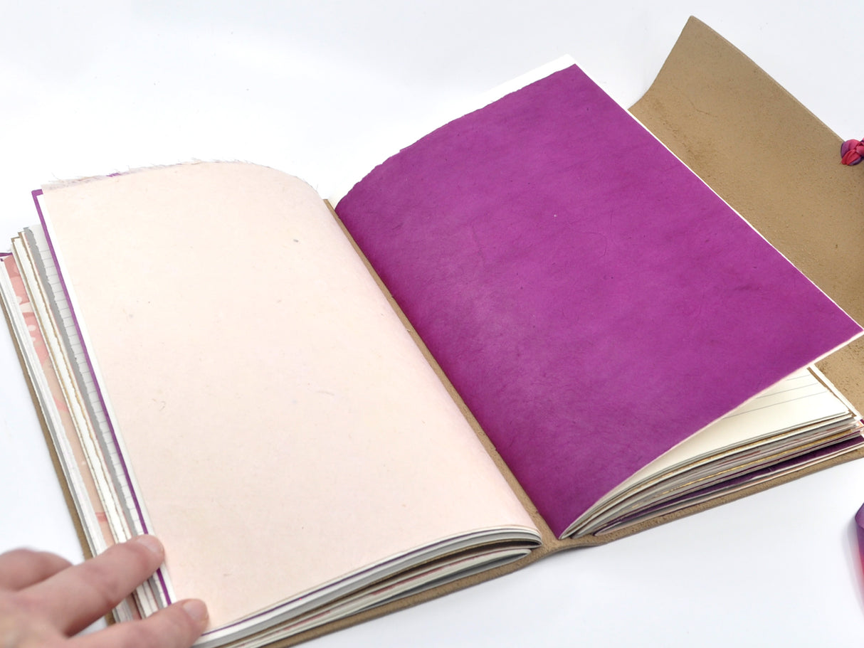 Playa Providencia One of a Kind Leather Journal