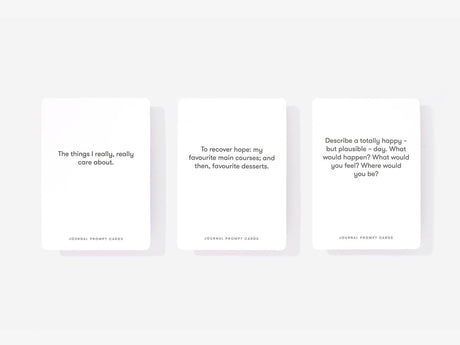 Journal Prompt Cards Mindfulness Tool