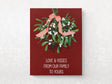 Mistletoe Kisses Holiday Greeting Cards, Box of 10