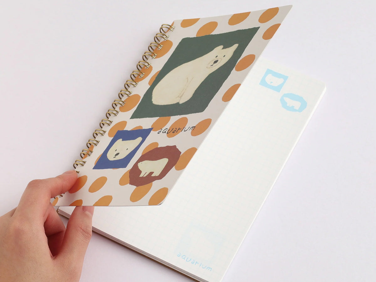 Japanese Ring Notebook - Polar Bear