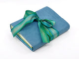 Blue Water Lily One of a Kind Leather Journal
