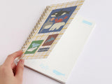 Japanese Ring Notebook - Penguin
