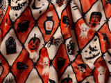 Halloween Argyle Fleece Blanket