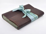 Sea Glass One of a Kind Leather Journal