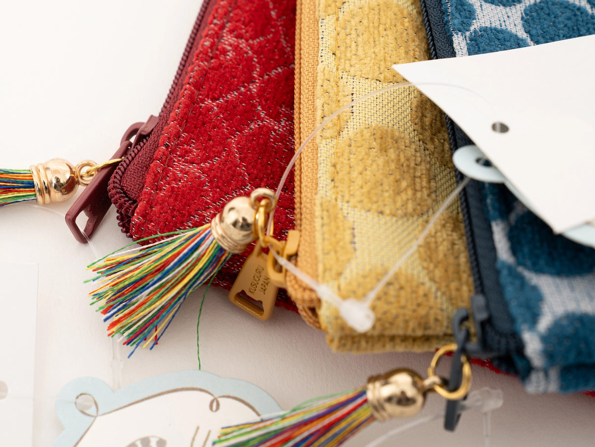 Kusuguru Japan Honey Bean Jacquard Pouch