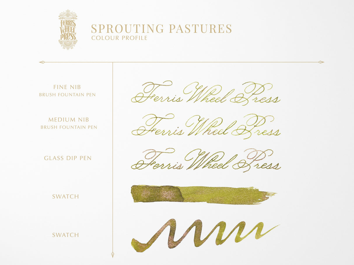 Ferritales Sprouting Pastures Fountain Pen Ink