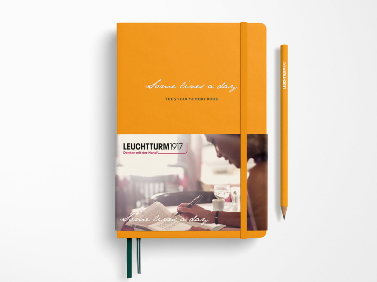 Leuchtturm 1917 Some Lines a Day - 5 Year Journal - Rising Sun