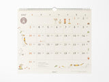 Midori Wall Calendar 2027 - Cat