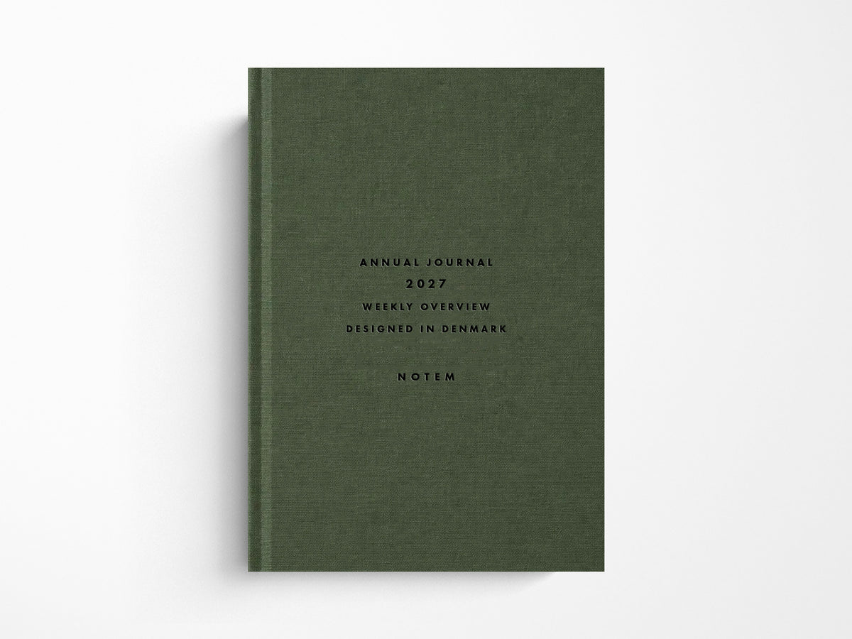 Notem ALVA ANNUAL Journal 2027 - Dark Green A5